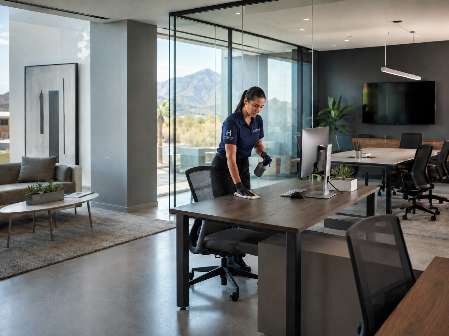 Professional office cleaning by Houston Cleaning LLC in Phoenix